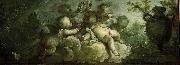 Dirk van der Aa Playing Putti on Clouds Germany oil painting artist